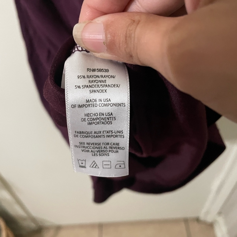 KUT from the Kloth Mollee Faux Wrap Dress Purple Stitch Fix Size 8 - Picture 5 of 7